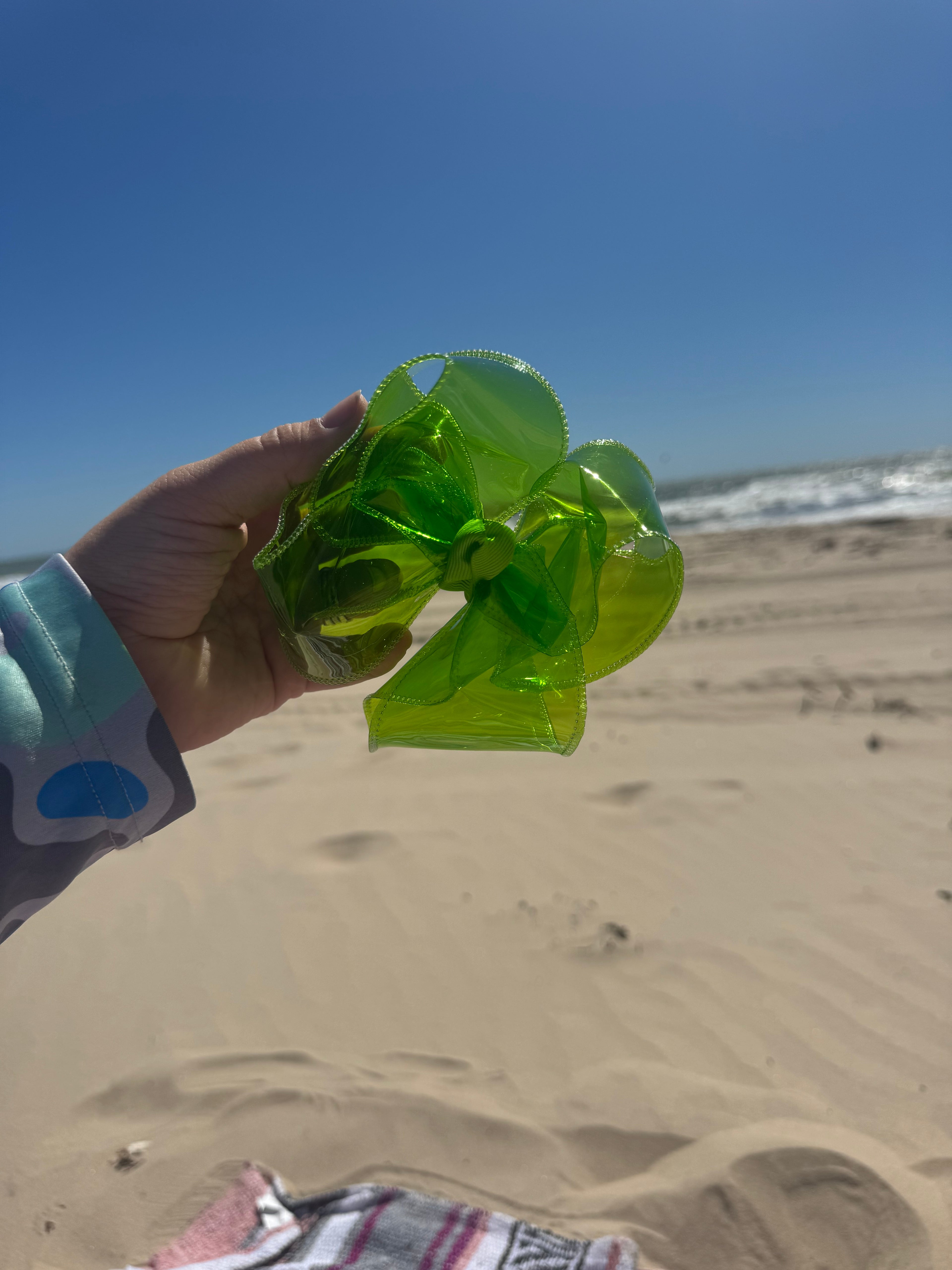 Lime Tide - Swim Bow